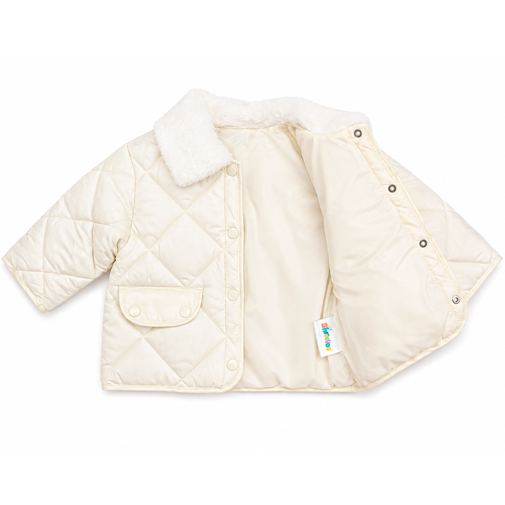 Quilted Jacket - Cream