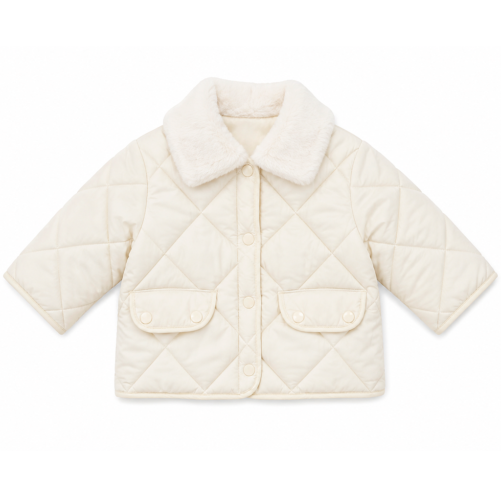 Quilted Jacket - Cream