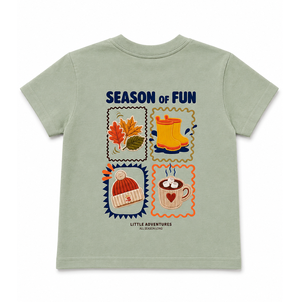 Season of Fun Tee - Sage