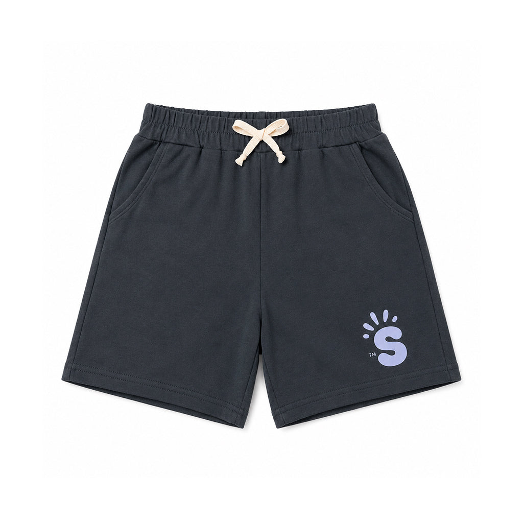 Cool Kids Shorts Set - Slate