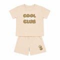 Cool Kids Shorts Set - Beige