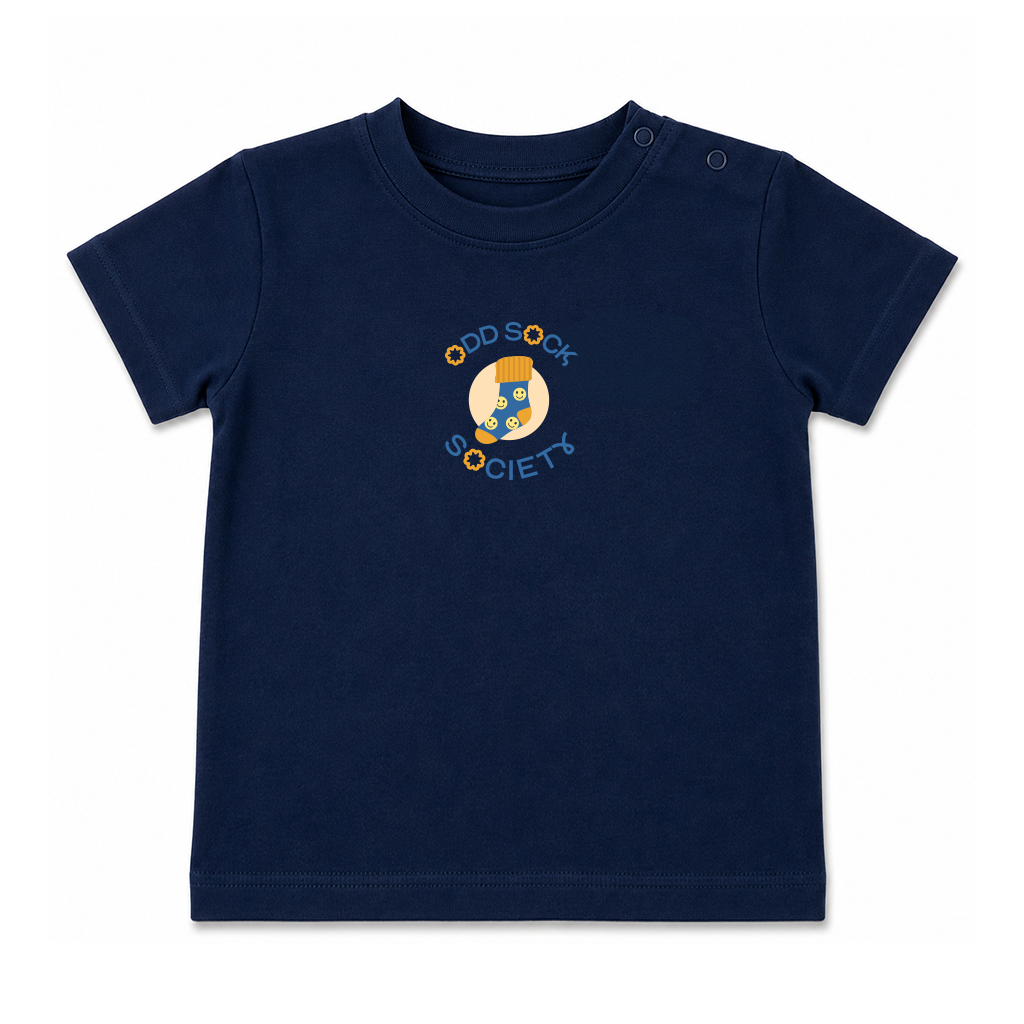 Odd Sock Tee - Navy