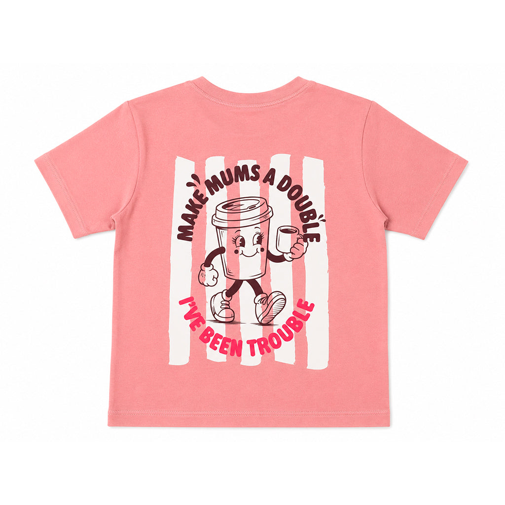 Trouble Make T-shirt Toddler - Pink